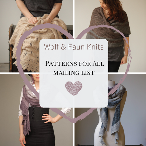 New to Wolf & Faun: The Patterns for All mailing List