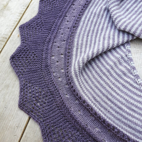 An Intro to the Clary Sage Shawl by Nat Raedwulf, Wolf & Faun Knits