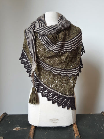 Cluran Shawl Knit Pattern