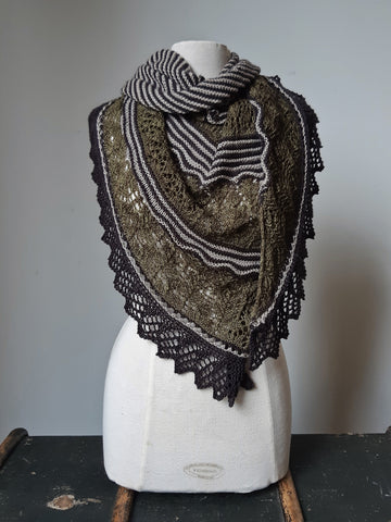 Cluran Shawl Knit Pattern