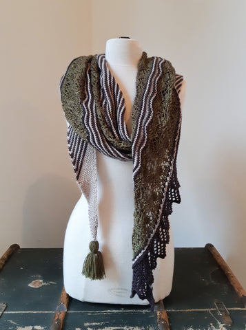Cluran Shawl Knit Pattern