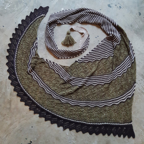 Cluran Shawl Knit Pattern