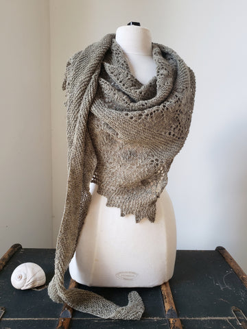 Milk Thistle Shawl Knit Pattern