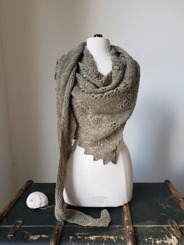 Milk Thistle Shawl Knit Pattern