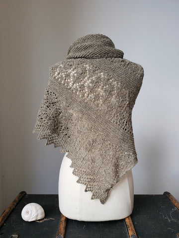 Milk Thistle Shawl Knit Pattern