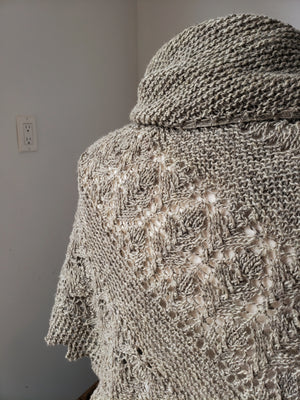 Milk Thistle Shawl Knit Pattern