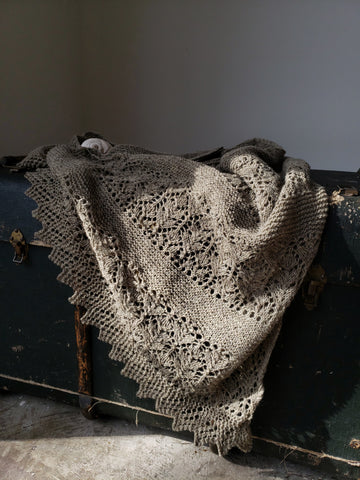 Milk Thistle Shawl Knit Pattern