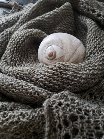 Milk Thistle Shawl Knit Pattern