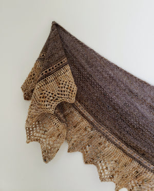 Faded Linen Shawl Knit Pattern
