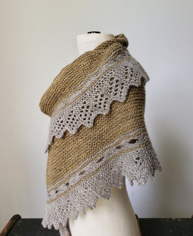 Tèarmann Shawl Knit Pattern