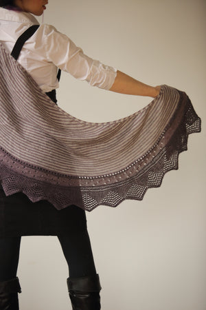 Clary Sage Shawl Knit Pattern