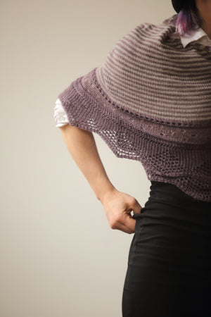 Clary Sage Shawl Knit Pattern