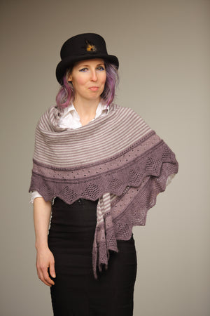 Clary Sage Shawl Knit Pattern