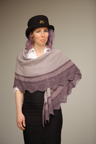 Clary Sage Shawl Knit Pattern