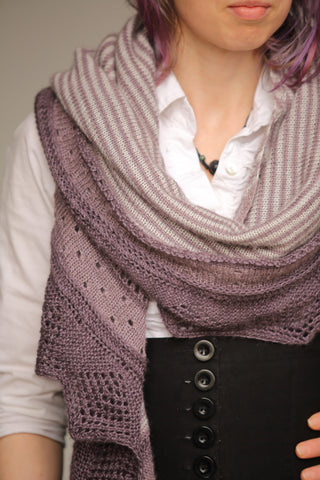 Clary Sage Shawl Knit Pattern
