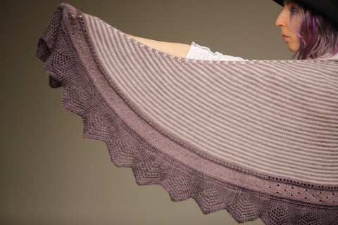 Clary Sage Shawl Knit Pattern