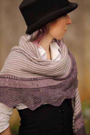 Clary Sage Shawl Knit Pattern